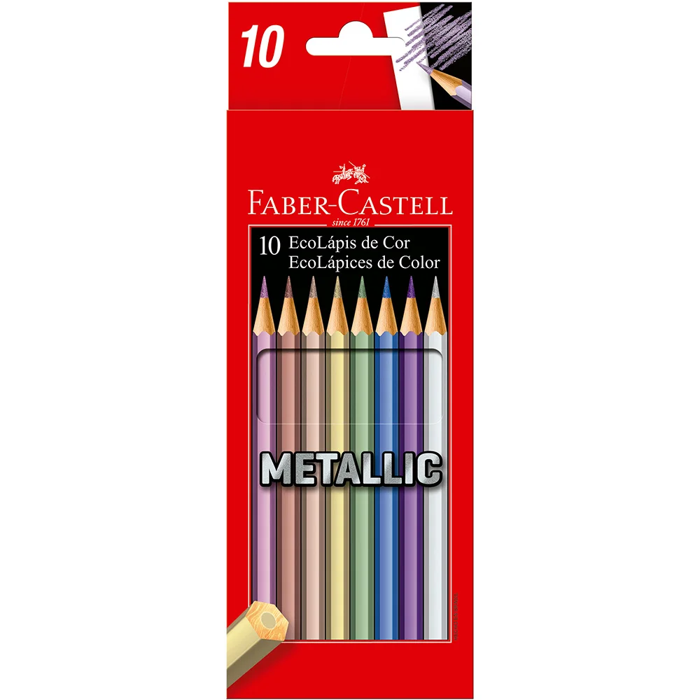 ECOLÁPIS DE COR METALLIC - FABER-CASTELL