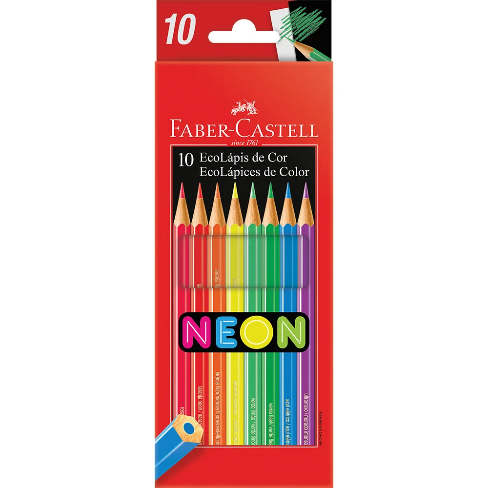 ECOLÁPIS DE COR NEON - FABER-CASTELL