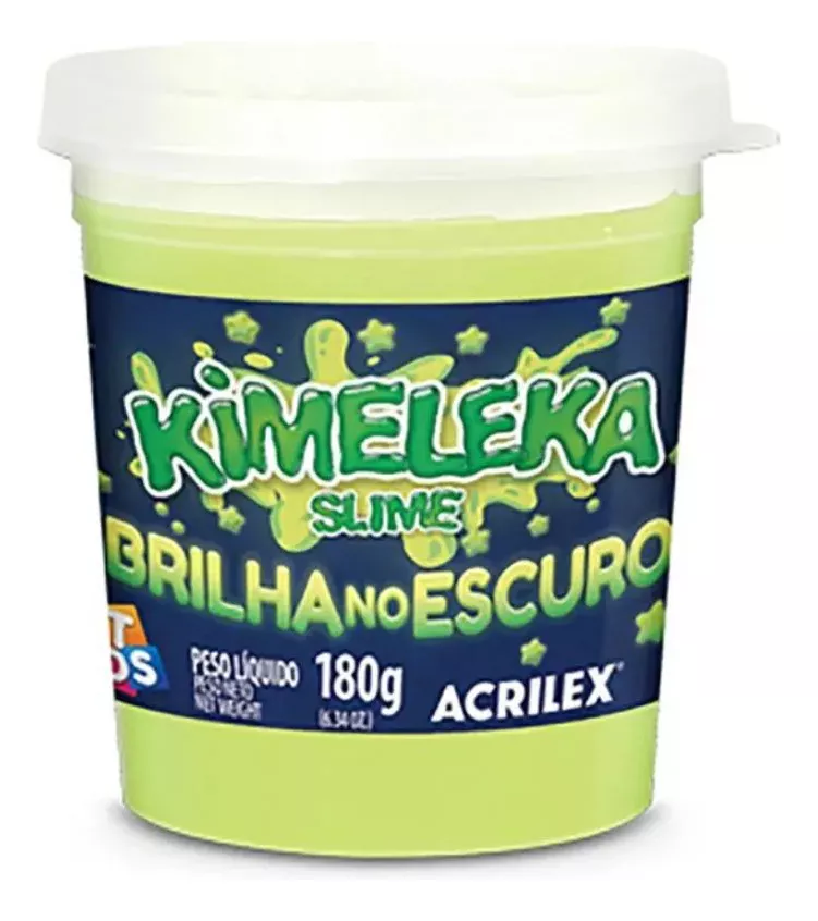 SLIME KIMELEKA BRILHA NO ESCURO - ACRILEX