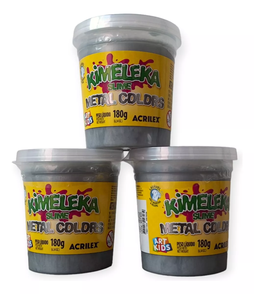 SLIME KIMELEKA METAL COLORS - ACRILEX